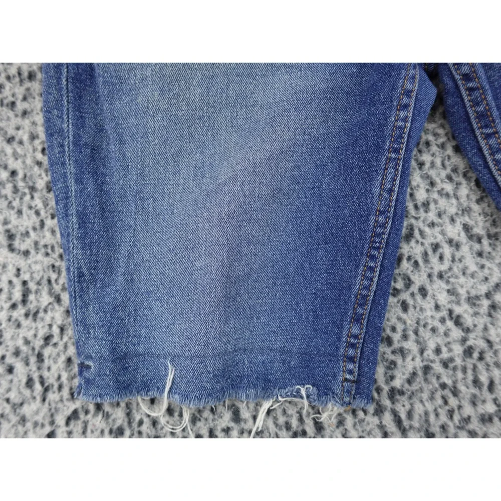 Levi's Denim Cut Off Shorts Mens 32 Blue Good Raw Hem‎ 5 Pocket Casual Summer